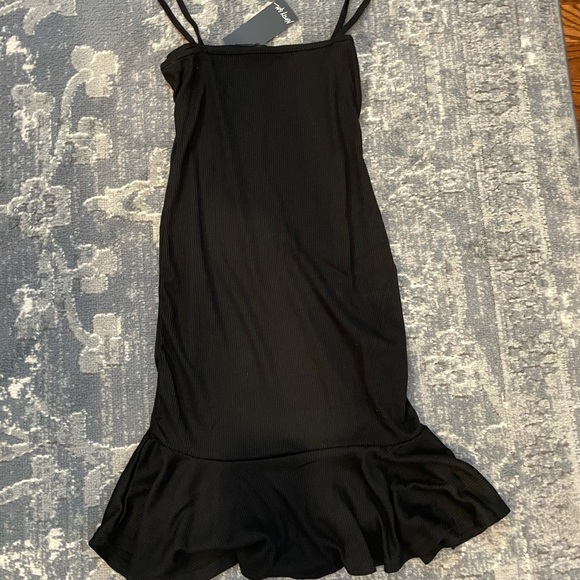 NWT Square Neck Ruffle Mini Dress - Picture 5 of 6